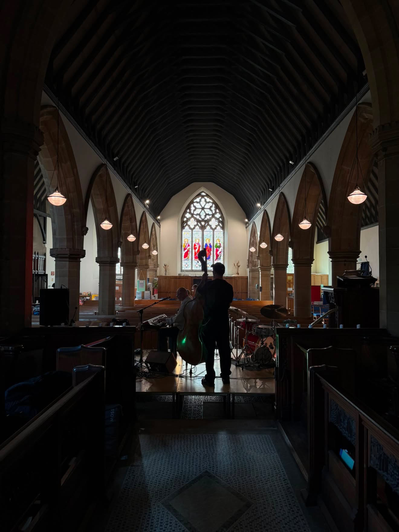 Inside St Philip & St James’ Church at Jazz Confessions